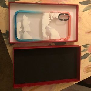 Clear Cloud casetify iPhoneX case